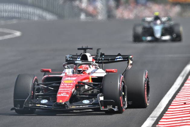 RECORD DATE NOT STATED F1 Grand Prix of Hungary MOGYOROD, HUNGARY JULY 26: Charles Leclerc of Monaco drives the Scuderia Ferrari HP car on track during the race of the Formula 1 AWS Hungarian Grand Prix 2026 at the Hungaroring on July 26, 2026 in Mogyorod, Hungary. Budapest Hungary  Copyright: xArturxWidakx originalFilename:widak-f1grandp260726_npFHr.jpg
