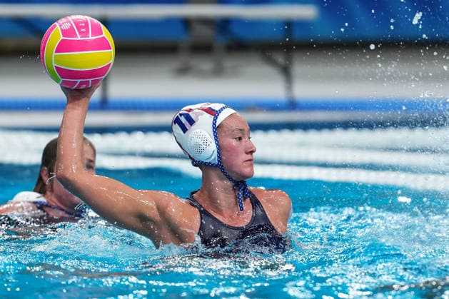 July 26, 2026, Sydney, Nsw, Australia: EMILY AUSMUS of United States shoots on goal in the Women s gold medal match between Spain and the United States during the 2026 World Aquatics Women s Water polo, Wasserball World Cup. Water Polo 2026: World Aquatics WomenÃ¢â‚¬â ¢S Water Polo World Cup  - ZUMAt173 20260726_zsp_t173_056 Copyright: xStephanexThomasx