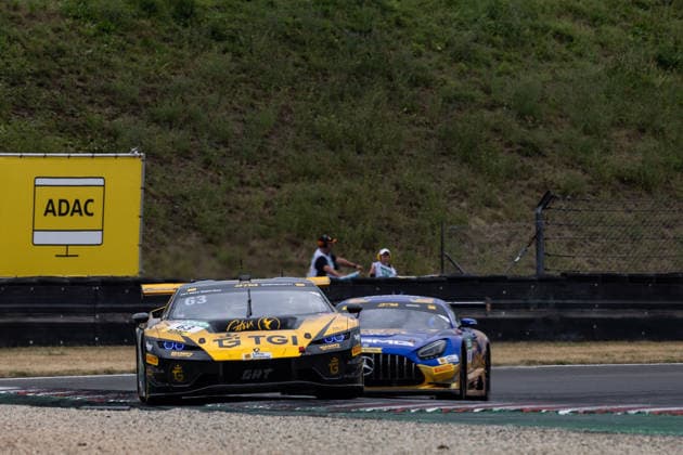 GER, DTM, 9. & 10. Lauf, Motorsport Arena Oschersleben 26.07.2026, Motorsport Arena, Oschersleben, GER, DTM, 9. & 10. Lauf, Motorsport Arena Oschersleben Mirko Bortolotti, TGI Team by GRT Lamborghini Temerario GT3, Maro Engel, Mercedes-AMG Team Winwward Mercedes-AMG GT3 Â Foto: Alexander Trienitz Oschersleben Motorsport Arena Sachsen-Anhalt Deutschland *** GER, DTM, Round 9 of 10, Motorsport Arena Oschersleben, July 26, 2026, Motorsport Arena, Oschersleben, GER, DTM, Round 9 of 10, Motorsport Arena Oschersleben: Mirko Bortolotti, TGI Team by GRT Lamborghini Temerario GT3; Maro Engel, Mercedes-AMG Team Winward Mercedes-AMG GT3. Photo by Alexander Trienitz, Oschersleben Motorsport Arena, Saxony-Anhalt, Germany