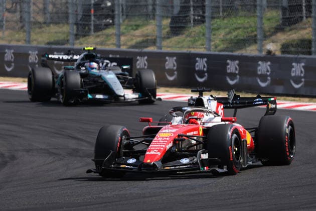 F1 Hungarian Grand Prix 2026 Charles Leclerc of Ferrari and Andrea Kimi Antonelli of Mercedes during the Formula 1 Hungarian Grand Prix at Hungaroring in Budapest, Hungary on July 26, 2026. Budapest Hungary  Copyright: xJakubxPorzyckix originalFilename:porzycki-f1hungar260726_npTcY.jpg