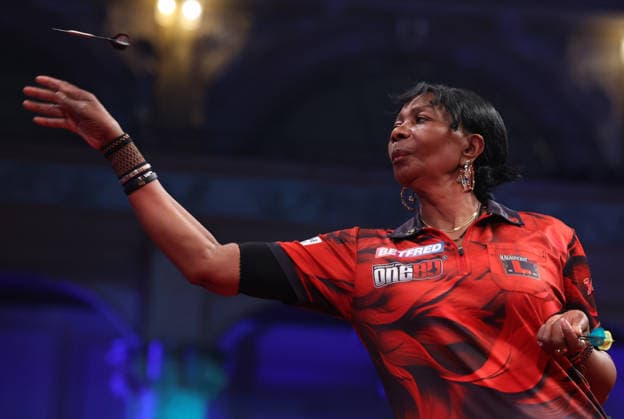 World Matchplay Darts 2026 FINAL Deta Hedman during the World Matchplay Darts Final at Winter Gardens, Blackpool, UK on 26 July 2026. Blackpool Winter Gardens UK Editorial use only , Copyright: xChrisxSargeantx PSI-24532-0066