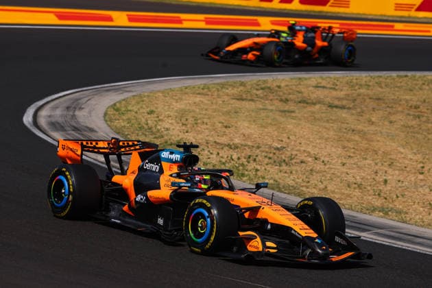 F1 - HUNGARIAN GRAND PRIX 2026 81 PIASTRI Oscar (aus), McLaren F1 Team MCL40, action during the Formula 1 Hungarian Grand Prix 2026, 11th round of the 2026 Formula One World Championship, WM, Weltmeisterschaft from July 24 to 26, 2026 on the Hungaroring, in Mogyorod near Budapest, Hungary -  Copyright: xFLORENTxGOODENx