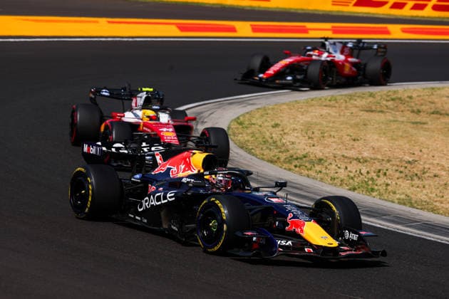 F1 - HUNGARIAN GRAND PRIX 2026 03 VERSTAPPEN Max (nld), Red Bull Racing Ford RB22, action during the Formula 1 Hungarian Grand Prix 2026, 11th round of the 2026 Formula One World Championship, WM, Weltmeisterschaft from July 24 to 26, 2026 on the Hungaroring, in Mogyorod near Budapest, Hungary -  Copyright: xFLORENTxGOODENx
