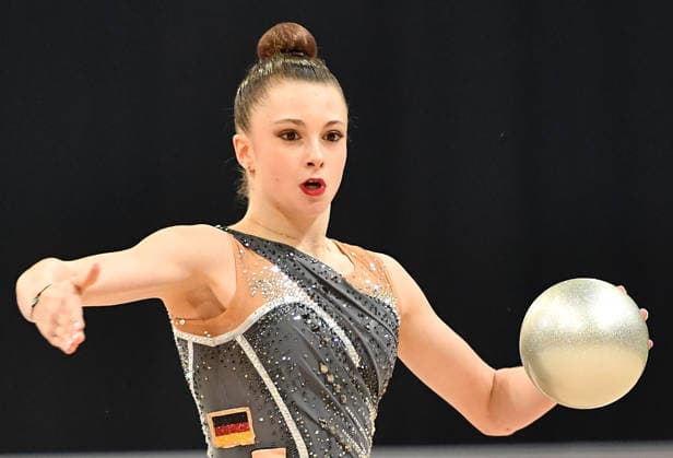 26.07.2026, xhbx, Turnen Rhythmische Sportgymnastik, Deutsche Meisterschaften 2026 v.l. Lada Pusch (TSV Schmiden) Übung mit dem Ball (DFL DFB REGULATIONS PROHIBIT ANY USE OF PHOTOGRAPHS as IMAGE SEQUENCES and or QUASI-VIDEO) Hannover *** July 26, 2026, xhbx, Rhythmic Gymnastics, 2026 German Championships v l Lada Pusch TSV Schmiden Ball Routine DFL DFB REGULATIONS PROHIBIT ANY USE OF PHOTOGRAPHS as IMAGE SEQUENCES and or QUASI-VIDEO Hannover