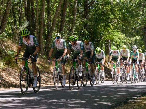 July 26, 2026, Zamora, Robleda - Cervantes, Spain: Professional cyclists at the 40th edition of the Clasica Castilla y Leon on July 2, 2026, in Madrid, Spain. 40th Edition Of The Clasica Castilla Y Leon (07.26.26)  - ZUMAc312 20260726_zsp_c312_047 Copyright: xOscarxManuelxSanchezx