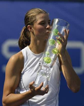 Austria s Lilli Tagger won her first WTA, Tennis Damen Tour title after defeating eighth seed Daria Snigur of Ukraine in final of the women s WTA 250 Livesport Prague Open 2026 tennis tournament in Prague, Czech Republic, on July 26, 2026. (CTKxPhoto MichalxKrumphanzl) CTKPhotoP2026072603657  CTKPhotoP2026072603657