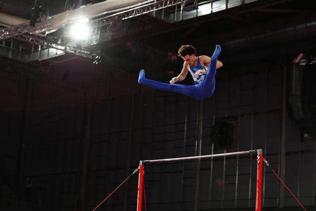 July 26, 2026, Glasgow, Scotland, Great Britain: REUBEN WARD of Scotland competes at the horizontal bar of the Artistic Gymnastics Men s All-Around Final of the Commonwealth Games Glasgow 2026 at the Tollcross International Swimming Centre in Glasgow, Scotland Commowealth Games 2026: Artistic Gymnastics  - ZUMAc179 20260726_zep_c179_017 Copyright: xMickaelxChavetx