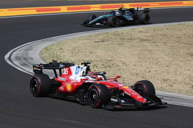 F1 Hungarian Grand Prix 2026 Charles Leclerc of Ferrari and Andrea Kimi Antonelli of Mercedes during the Formula 1 Hungarian Grand Prix at Hungaroring in Budapest, Hungary on July 26, 2026. Budapest Hungary  Copyright: xJakubxPorzyckix originalFilename:porzycki-f1hungar260726_npAQE.jpg