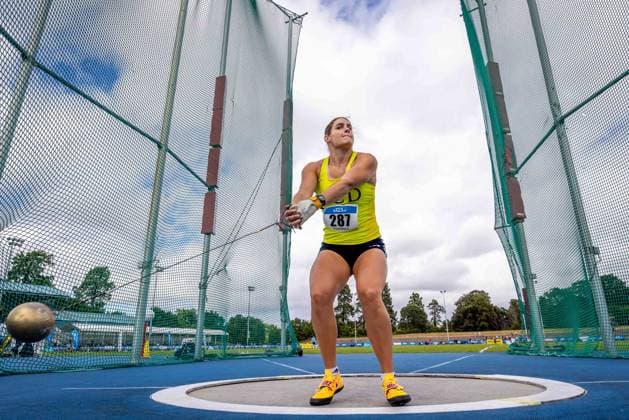 2026 Athletics Ireland National Outdoor Championships, Morton Stadium, Dublin 26 7 2026 Nicola Tuthill wins her 5th Senior title in the Women™s Hammer Throw Nicola Tuthill 26 7 2026  Copyright: xx 2V7A8521