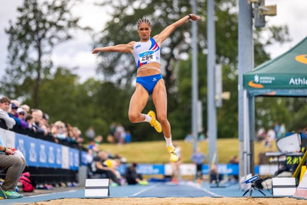 2026 Athletics Ireland National Outdoor Championships, Morton Stadium, Dublin 26 7 2026 Elizabeth Ndudi competing in in the Women™s Long Jump Final Elizabeth Ndudi 26 7 2026  Copyright: xx 0U6A8213