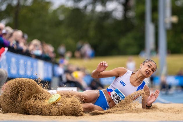 2026 Athletics Ireland National Outdoor Championships, Morton Stadium, Dublin 26 7 2026 Elizabeth Ndudi competing in in the Women™s Long Jump Final Elizabeth Ndudi 26 7 2026  Copyright: xx 0U6A8221