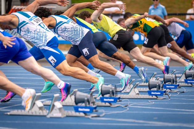 2026 Athletics Ireland National Outdoor Championships, Morton Stadium, Dublin 26 7 2026 A general view of the Men™s 100m heats A general view of the Men™s 100m heats 26 7 2026  Copyright: xx 0U6A8238