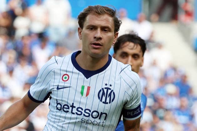 26.07.2026, xrekx, Fussball Testspiel, Karlsruher SC - Inter Mailand v.l. Nicolo Barella (Inter Mailand) (DFL DFB REGULATIONS PROHIBIT ANY USE OF PHOTOGRAPHS as IMAGE SEQUENCES and or QUASI-VIDEO) Karlsruhe *** July 26, 2026, xrekx, Soccer Friendly Match, Karlsruher SC vs. Inter Milan, featuring Nicolo Barella, Inter Milan. DFL and DFB regulations prohibit any use of photographs as image sequences and or quasi-video. Karlsruhe