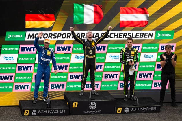 DTM, 9. + 10. Rennen Oschersleben 2026 63 Lamborghini Temerario GT3, GRT Grasser-Racing-Team: Mirko Bortolotti - picture by Gruppe C Photography Oschersleben Motorsportarena Oschersleben Deutschland Copyright: xGruppexCxPhotographyx