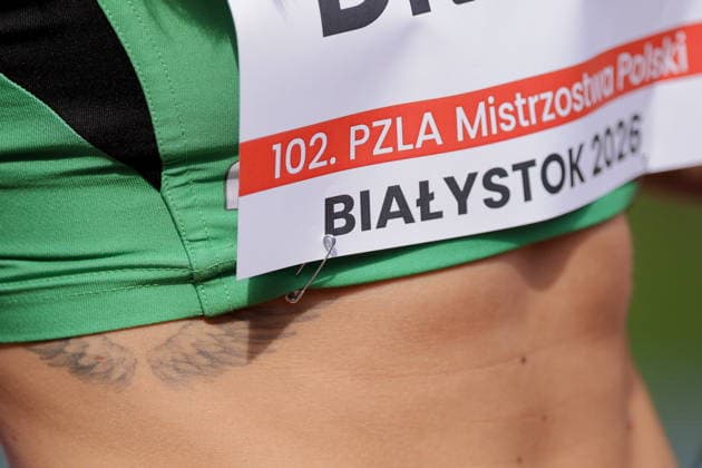 Bialystok 26.07.2026 LEKKOATLETYKA 102. PZLA MISTRZOSTWA POLSKI SENIOROW LEKKOATLETYKA LEKKA ATLETYKA 102. ATHLETICS POLISH NATIONAL OUTDOOR CHAMPIONSHIPS NZ TATUAZ DETAL SZCZEGOL DETAIL FOT. MACIEJ GILEWSKI 058SPORT.PL NEWSPIX.PL --- newspix.pl 