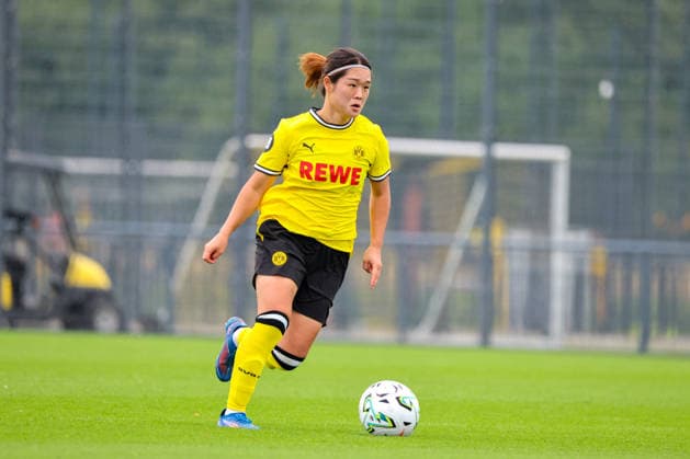 Dortmund, Deutschland: 26.07.2026 - Testspiel - BVB Frauen vs. SC Heerenveen Frauen Im Bild: Sara Ito (BVB) *** Dortmund, Germany, July 26, 2026: Friendly match between BVB Women and SC Heerenveen Women. Pictured: Sara Ito of BVB Copyright: HMBxMedia MadeleinexFantini