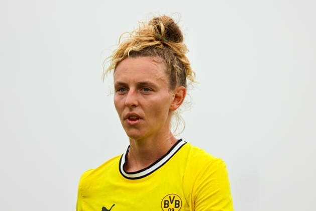 Dortmund, Deutschland: 26.07.2026 - Testspiel - BVB Frauen vs. SC Heerenveen Frauen Im Bild: Rita Schumacher (BVB) *** Dortmund, Germany, July 26, 2026: Friendly match between BVB Women and SC Heerenveen Women. Pictured: Rita Schumacher, BVB Copyright: HMBxMedia MadeleinexFantini
