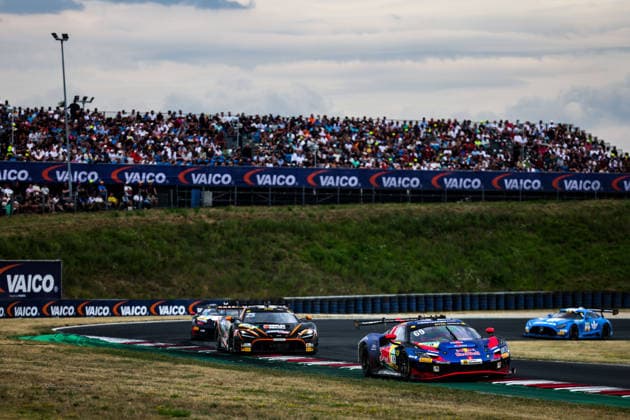 DTM, 9. + 10. Rennen Oschersleben 2026 69 Ferrari 296 GT3 EVO, EMIL FREY RACING: Thierry Vermeulen, 25 McLaren 720S GT3 Evo, Dörr Motorsport: Ben Dörr - picture by Gruppe C Photography Oschersleben Oschersleben Sachsen-Anhalt Germany Copyright: xGruppexCxPhotographyx