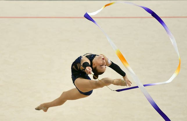 26.07.2026, xhbx, Turnen Rhythmische Sportgymnastik, Deutsche Meisterschaften 2026 v.l. Darja Varfolomeev (TSV Schmiden 1902), Darja Varfolomeev (TSV Schmiden 1902) Übung mit dem Band (DFL DFB REGULATIONS PROHIBIT ANY USE OF PHOTOGRAPHS as IMAGE SEQUENCES and or QUASI-VIDEO) Hannover *** July 26, 2026, xhbx, Rhythmic Gymnastics, 2026 German Championships, from left: Darja Varfolomeev, TSV Schmiden 1902, Darja Varfolomeev, TSV Schmiden 1902, ribbon routine. DFL and DFB regulations prohibit any use of photographs as image sequences and or quasi-video. Hanover