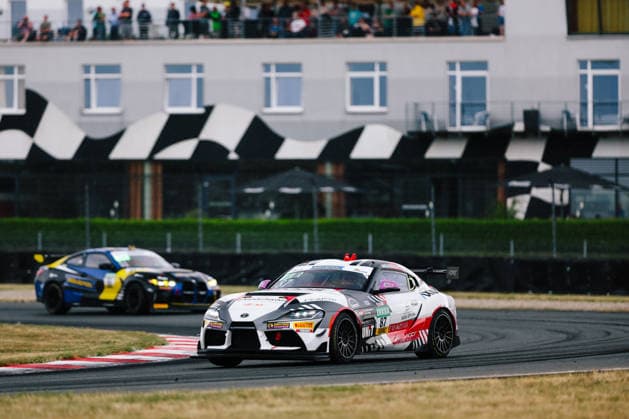 ADAC GT4 Germany, 5. + 6. Rennen Oschersleben 2026 87 Toyota GR Supra GT4 EVO2, CRT Lucas Cartelle, Hudson Schwartz - picture by Gruppe C Photography Oschersleben Oschersleben Sachsen-Anhalt Germany Copyright: xGruppexCxPhotographyx