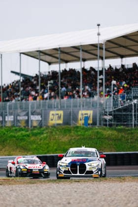 ADAC GT4 Germany, 5. + 6. Rennen Oschersleben 2026 66 BMW M4 GT4 Evo, ME Motorsport: Leon Bauchmüller, Lukas Stiefelhagen - picture by Gruppe C Photography Oschersleben Oschersleben Sachsen-Anhalt Germany Copyright: xGruppexCxPhotographyx