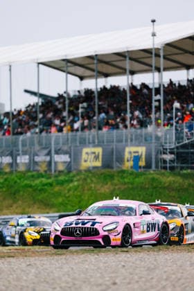 ADAC GT4 Germany, 5. + 6. Rennen Oschersleben 2026 08 Mercedes-AMG GT4, Mücke Motorsport: Alex Connor, Marius Schmid - picture by Gruppe C Photography Oschersleben Oschersleben Sachsen-Anhalt Germany Copyright: xGruppexCxPhotographyx