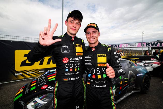 ADAC GT4 Germany, 5. + 6. Rennen Oschersleben 2026 04 Aston Martin Vantage AMR GT4 Evo, EastSide Motorsport: Jan Philipp Springob, Philipp Gogollok - picture by Gruppe C Photography Oschersleben Oschersleben Sachsen-Anhalt Germany Copyright: xGruppexCxPhotographyx