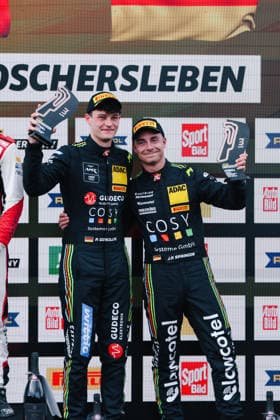 ADAC GT4 Germany, 5. + 6. Rennen Oschersleben 2026 04 Aston Martin Vantage AMR GT4 Evo, EastSide Motorsport: Jan Philipp Springob, Philipp Gogollok - picture by Gruppe C Photography Oschersleben Oschersleben Sachsen-Anhalt Germany Copyright: xGruppexCxPhotographyx