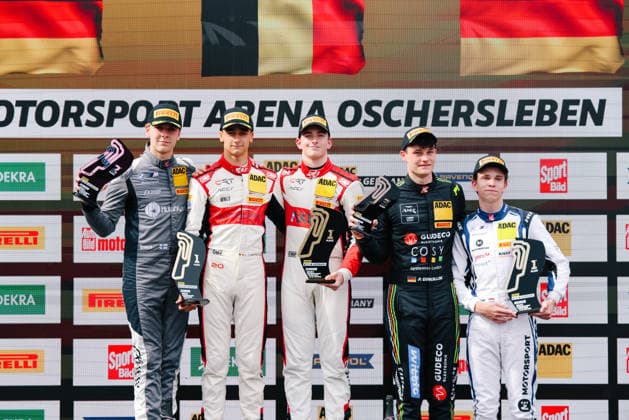 Sport Bilder des Tages ADAC GT4 Germany, 5. + 6. Rennen Oschersleben 2026 87 Toyota GR Supra GT4 EVO2, CRT Lucas Cartelle, Hudson Schwartz, 04 Aston Martin Vantage AMR GT4 Evo, EastSide Motorsport: Jan Philipp Springob, Philipp Gogollok - picture by Gruppe C Photography Oschersleben Oschersleben Sachsen-Anhalt Germany Copyright: xGruppexCxPhotographyx