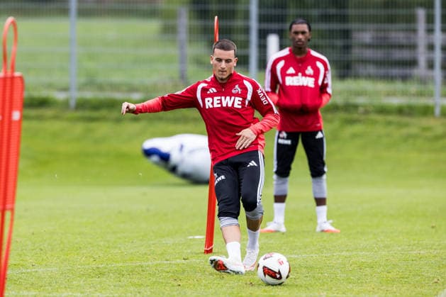 ST. JOHANN IN TIROL, AUSTRIA - JULY 26: Said El Mala (1. FC Koeln, 13) controls the ball during a training session at trainings camp in Kitzbuehel of season 2026 27 at Koasastadion on July 26, 2026 in St. Johann in Tirol, Austria. Austria Copyright: xSteffiexWunderlx