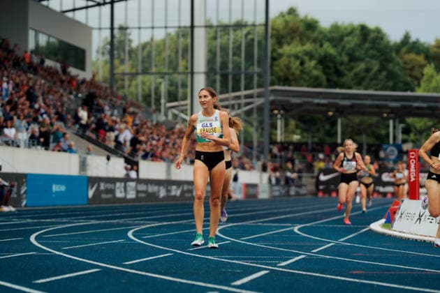Deutsche Leichtathletik-MeisterschaftenÂ­; Bochum-Wattenscheid, 26.07.2026 Gesa Felicitas Krause startet in einem Mittelstreckenlauf bei den Deutschen Meisterschaften (DM) im Lohrheidestadion in Bochum-Wattenscheid am 25.-26. Juli 2026. *** German Track and Field Championships—Bochum Wattenscheid, July 26, 2026 Gesa Felicitas Krause will compete in a middle-distance race at the German Championships (DM) at Lohrheidestadion in Bochum Wattenscheid on July 25–26, 2026 Copyright: xBEAUTIFULxSPORTS Flatemerschx
