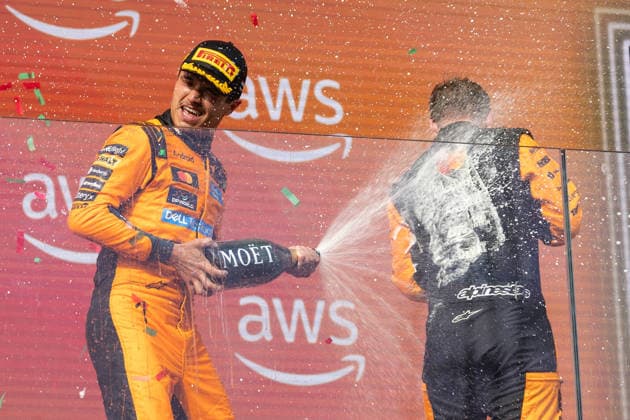 Foto IPP Enrico Schiavi Budapest 26-07-2026 Formula 1 - F1 Gran Premio di Ungheria 2026 Gara nella foto: Lando Norris - McLaren Mastercard F1 Team Budapest italy UNGHERIA ITALY  Copyright: xR4924_italyphotopressx
