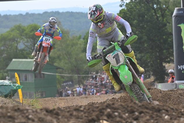 Czech Republic Grand Prix, Final round of the MXGP category in Loket, Czech Republic, July 26, 2026. Romain Febvre of France with Kawasaki. (CTKxPhoto SlavomirxKubes) CTKPhotoP2026072604270  CTKPhotoP2026072604270