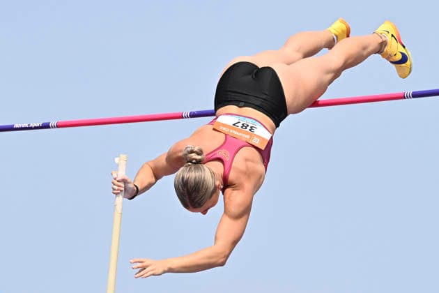 Sport Bilder des Tages Mistrovstvi CR v atletice, 26. cervence 2026, Plzen. Ve skoku o tyci zvitezila Nicole Krutilova. (CTKxPhoto MiroslavxChaloupka) CTKPhotoP2026072604401  CTKPhotoP2026072604401