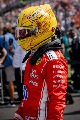 July 26, 2026, Mogyorod, Pest, Hungary: Seven time World Champion Lewis Hamilton(Scuderia Ferrari Hp) ends the race in fourth position after a three position grid penalty for impeding at F1 Louis Vuitton Hungary Grand prix at Hungaroring(Mogyorod,Pest,Hungary) on Sunday,July,26,,2026 Mogyorod Hungary - ZUMAp257 20260726_zip_p257_029 Copyright: xCristopherxPonsox