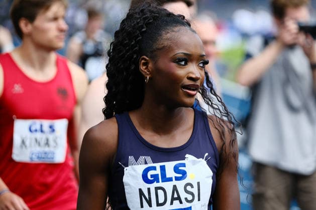 Deutsche Leichtathletik-Meisterschaften; Bochum-Wattenscheid, 26.07.2026 Daryl Ndasi (348, Munich Athletics, Bayern); Deutsche Leichtathletik-Meisterschaften am 26.07.2026 im Lohrheidestadion in Bochum-Wattenscheid (Nordrhein-Westfalen). *** German Track and Field Championships, Bochum-Wattenscheid, July 26, 2026, Daryl Ndasi 348, Munich Athletics, Bavaria German Track and Field Championships on July 26, 2026, at Lohrheidestadion in Bochum-Wattenscheid, North Rhine-Westphalia Copyright: xBEAUTIFULxSPORTS Piepenstockx