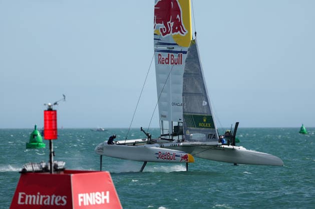 RECORD DATE NOT STATED 26th July 2026; Southsea Common, Portsmouth, Hampshire, England; Emirates Sail Great Britain Grand Prix, Day Two; Red Bull Italy SailGP Team in action HenningxvonxJagow