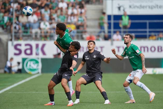 Brack Super League 2026 2027 FC St. Gallen 1879 vs. FC Zürich, St. Gallen, Schweiz St. Gallen, Schweiz, 26. Juli 2026. Chima Okoroji während des Brack Super League Spiels FC St. Gallen 1879 gegen FC Zürich in St. Gallen. *** Brack Super League 2026–2027: FC St. Gallen 1879 vs. FC Zurich, St. Gallen, Switzerland St. Gallen, Switzerland, July 26, 2026 Chima Okoroji during the Brack Super League match between FC St. Gallen 1879 and FC Zurich in St. Gallen