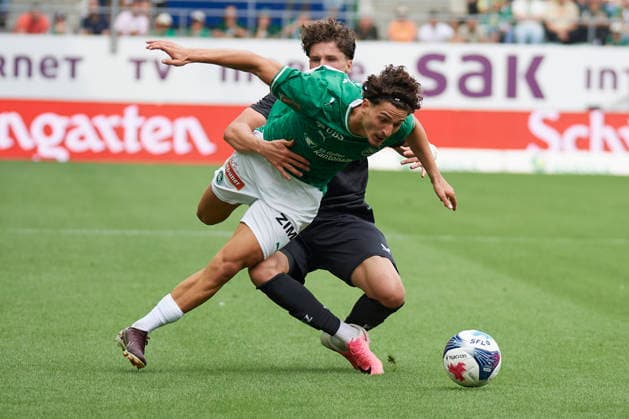 Brack Super League 2026 2027 FC St. Gallen 1879 vs. FC Zürich, St. Gallen, Schweiz St. Gallen, Schweiz, 26. Juli 2026. Leon Frokaj während des Brack Super League Spiels FC St. Gallen 1879 gegen FC Zürich in St. Gallen. *** Brack Super League 2026–2027: FC St. Gallen 1879 vs. FC Zurich, St. Gallen, Switzerland; St. Gallen, Switzerland, July 26, 2026; Leon Frokaj during the Brack Super League match between FC St. Gallen 1879 and FC Zurich in St. Gallen