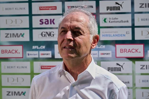 Brack Super League 2026 2027 FC St. Gallen 1879 vs. FC Zürich, St. Gallen, Schweiz St. Gallen, Schweiz, 26. Juli 2026. FC Zürich Trainer Marcel Koller während des Brack Super League Spiels FC St. Gallen 1879 gegen FC Zürich in St. Gallen. *** Brack Super League 2026–2027: FC St. Gallen 1879 vs. FC Zurich, St. Gallen, Switzerland St. Gallen, Switzerland, July 26, 2026 FC Zurich coach Marcel Koller during the Brack Super League match between FC St. Gallen 1879 and FC Zurich in St. Gallen