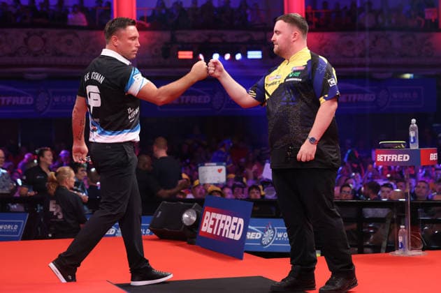 World Matchplay Darts 2026 FINAL Luke Littler during the World Matchplay Darts Final at Winter Gardens, Blackpool, UK on 26 July 2026. Blackpool Winter Gardens UK Editorial use only , Copyright: xChrisxSargeantx PSI-24532-0148