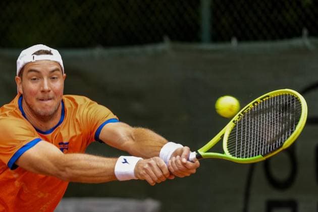 Tennis in Essen ** NUR FÜR REDAKTIONELLE ZWECKE ** EDITORIAL USE ONLY **<p>Tennis Bundesliga: TC Bredeney gegen den Kölner THC Stadion Rot-Weiss am 26.7. 2026 auf der Platzanlage am Zeißbogen 29. Jan-Lennard Struff (Bredeney) spielte gegen Jan Choinski (Köln) Michael Gohl FUNKE Foto Service< p> Deutschland Nordrhein-Westfalen Essen Copyright: MichaelxGohl *** Tennis in Essen ** FOR EDITORIAL PURPOSES ONLY ** EDITORIAL USE ONLY ** p Tennis Bundesliga: TC Bredeney vs. Cologne’s THC Stadion Rot Weiss on July 26, 2026, at the tennis complex at Zeißbogen 29. Jan Lennard Struff (Bredeney) played against Jan Choinski (Cologne). Michael Gohl, FUNKE Photo Service. p Sports, Germany, North Rhine-Westphalia, Essen. Copyright MichaelxGohl Copyright: MichaelxGohl doc86w03nvbdn4eq0gmhy ,EDITORIAL USE ONLY
