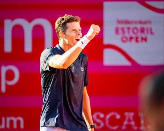 July 26, 2026, Cascais, Lisbon, Portugal: Alexander Blockx during the final of the Millennium Estoril Open at the Estoril Tennis Club on july 26, 2026 in Estoril, Cascais, Portugal. Tennis 2026: Millennium Estoril Open - Luca Van Assche 2 Vs 1 Alexander Blockx  - ZUMAr200 20260726_zsp_r200_083 Copyright: xNunoxReisinhox