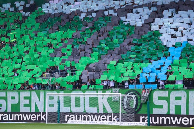 26. Juli 2026, Fussball, Brack Super League 2026 27, FC St. Gallen 1879 gegen FC Zürich, Berit Sitterstadion, St. Gallen, Schweiz Fans des FC St. Gallen 1879 Photo: Urs Ottiger St. Gallen Berit Sitterstadion St. Gallen Switzerland *** July 26, 2026, Soccer, Brack Super League 2026–27, FC St. Gallen 1879 vs. FC Zurich, Berit Sitter Stadium, St. Gallen, Switzerland Fans of FC St. Gallen 1879 Photo by Urs Ottiger St. Gallen Berit Sitter Stadium St. Gallen Switzerland