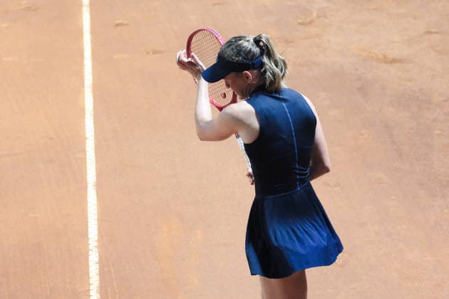 IPA87027472 - Palermo, Italy, July 2026. Country Time Club, women s singles final at the 2026 Palermo Ladies Open, a professional women s tennis tournament on the WTA, Tennis Damen 125 circuit. Pictured: Fiona Ferro celebrating  Copyright: xFedericoxSerra IPAxSportx xx 87027472