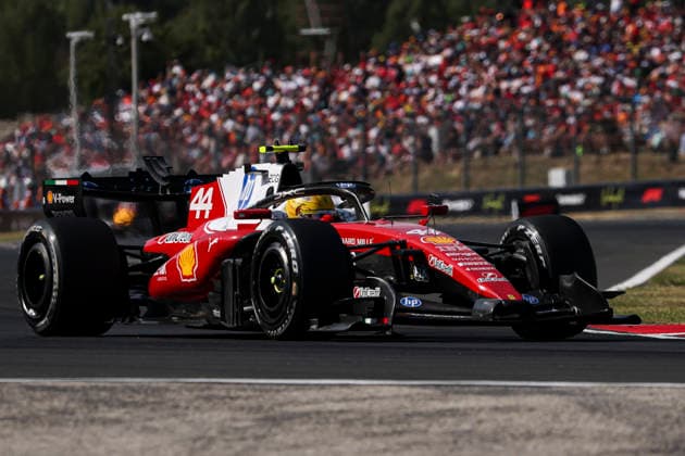 F1 Grand Prix Of Hungary 2026 Lewis Hamilton of the United Kingdom driving the F1 race car No 44, the Ferrari SF-26 for the Scuderia Ferrari HP team, on track during the Hungarian F1 Grand Prix at the Hungaroring racetrack circuit near Budapest. Mogyorod, Hungary on July 26, 2026. Budapest Hungary  Copyright: xNicolasxEconomoux originalFilename:oikonomou-notitle260726_npAcV.jpg