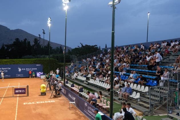 IPA87027542 - Palermo, Italy, July 2026. Country Time Club, women s singles final at the 2026 Palermo Ladies Open, a professional women s tennis tournament on the WTA, Tennis Damen 125 circuit. Pictured: general view  Copyright: xFedericoxSerra IPAxSportx xx 87027542