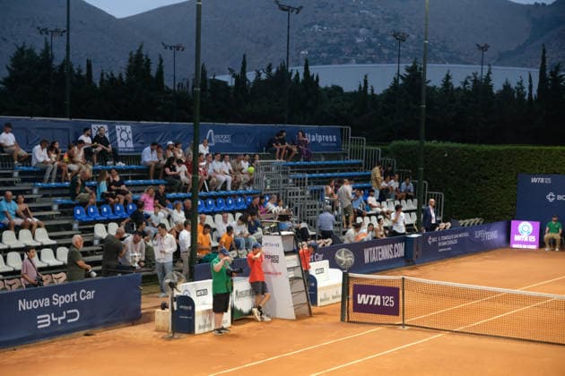 IPA87027546 - Palermo, Italy, July 2026. Country Time Club, women s singles final at the 2026 Palermo Ladies Open, a professional women s tennis tournament on the WTA, Tennis Damen 125 circuit. Pictured: general view  Copyright: xFedericoxSerra IPAxSportx xx 87027546