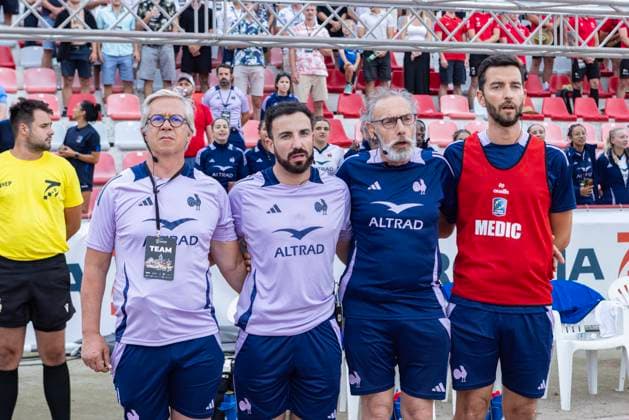 July 26, 2026, Split, Dalmatia, Croatia: RUGBY EUROPE SEVENS MEN S CHAMPIONSHIP SERIES 2026 - SPLIT FINAL match between the France and Italy. On photo France Coaching staff. Split Croatia - ZUMAp210 20260726_zsp_p210_018 Copyright: xMajaxPrgometx