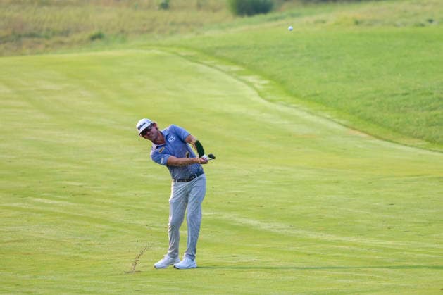 July 26, 2026, Blaine, Minnesota, United States: LANTO GRIFFIN the ball off the fairway at hole one. This is the final day of the at TPC Twin Cities in Blaine Minnesota. Blaine United States - ZUMAt166 20260726_zsp_t166_006 Copyright: xMichaelxTurnerx